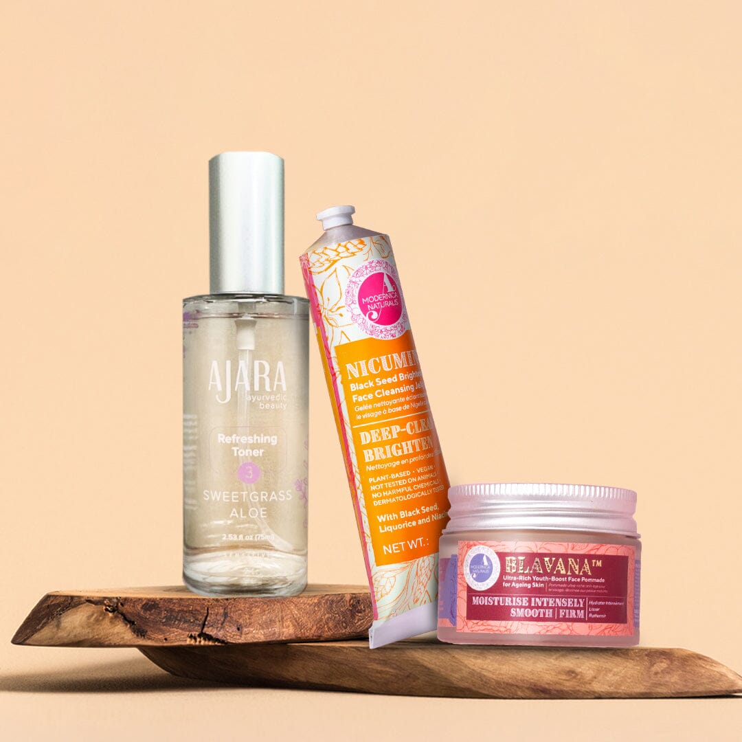 'All You Need' Game-Changing Moisture Surge Bundle: For Dry, Aging Face Beauty set The Ayurveda Experience