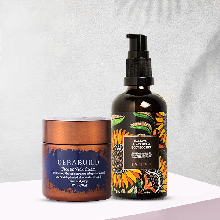 AyuRadiance Duo: The Best Bundle to get Radiant Skin - Works beautifully on Dry, Mature, Rough & Aging Skin Beauty set The Ayurveda Experience