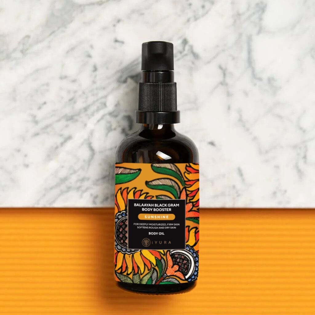 Balaayah Black Gram Body Booster : Sunshine Blend Body Oil iYURA