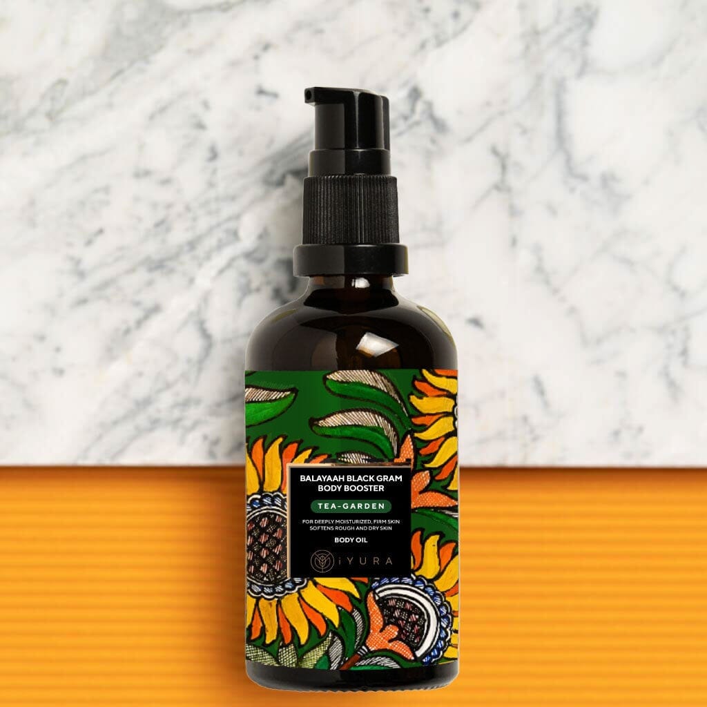 Black Gram Body Booster Duo - Firming Body Oils for Dry, Aging Skin Beauty set iYURA