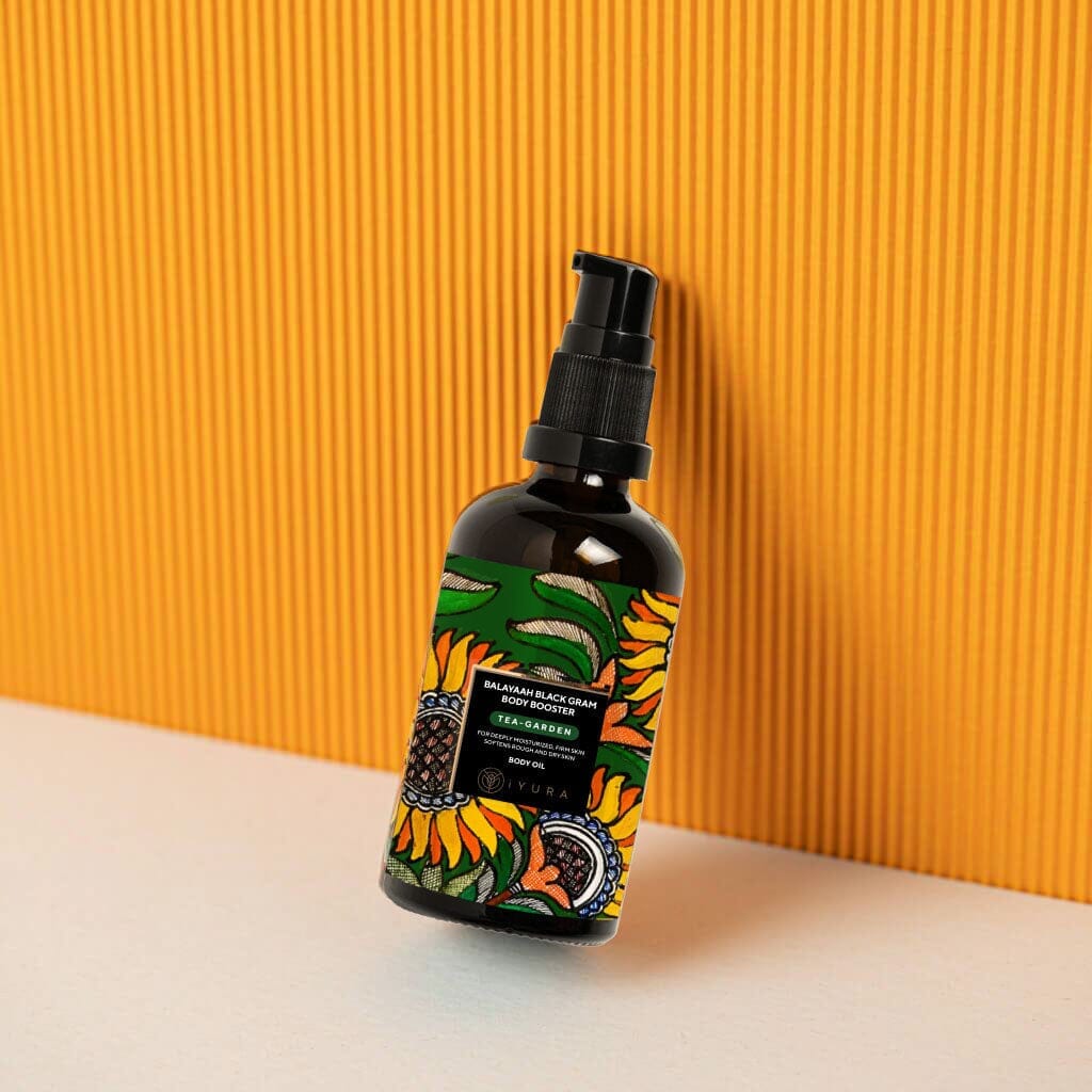 Black Gram Body Booster Duo - Firming Body Oils for Dry, Aging Skin Beauty set iYURA