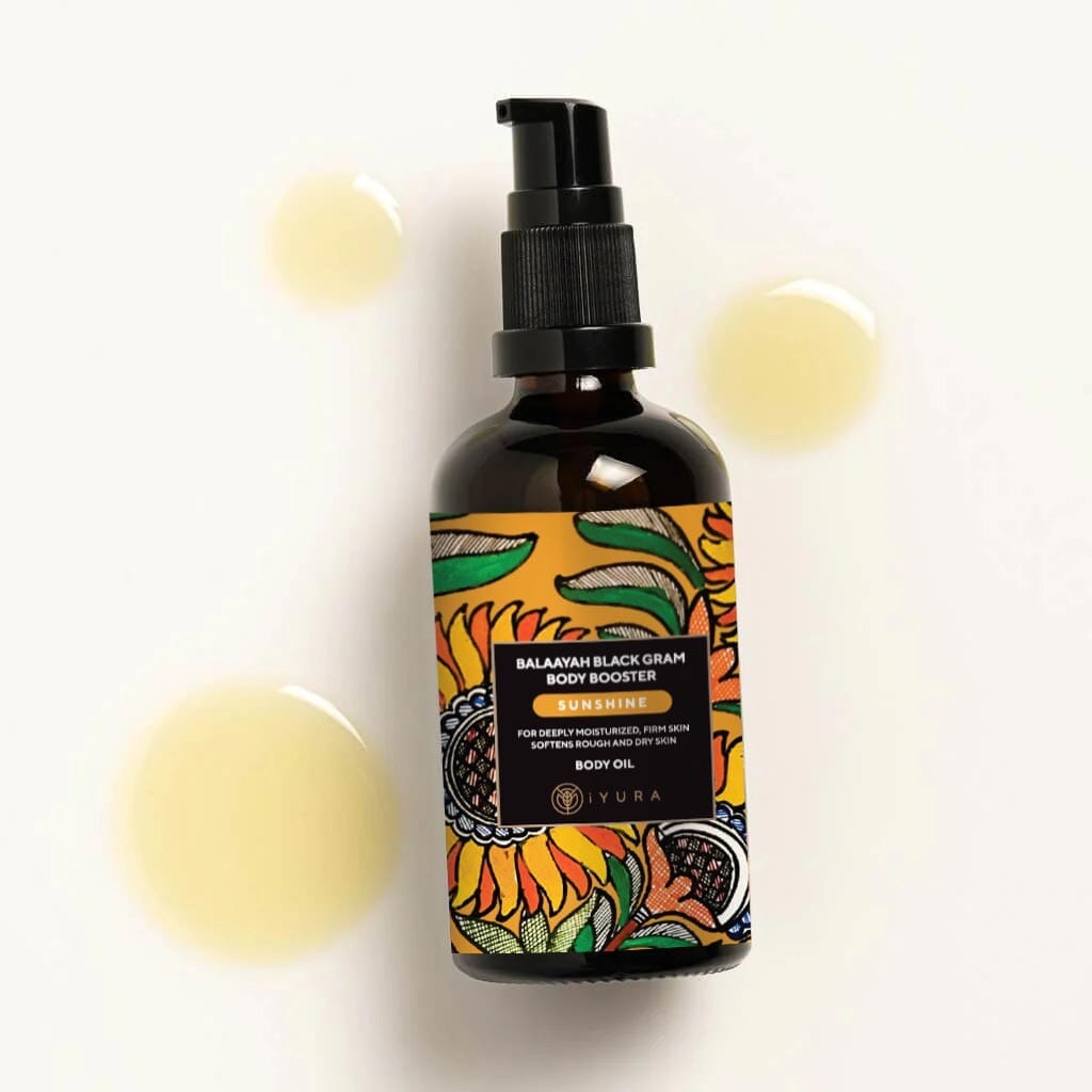 Black Gram Face & Body Duo With Sunshine Blend - Best Ayurvedic Moisturizers for Dry Skin Beauty set iYURA