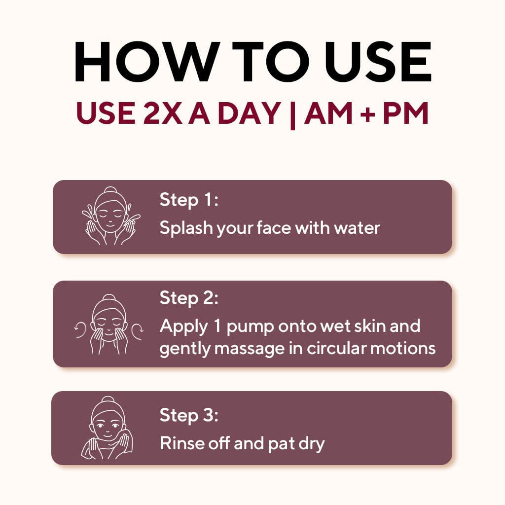 Blavana Face Cleanser – Cleans, Moisturizes, Brightens, Dry, Dull, Aging Skin - Revolutionary Formula with Black Gram - Best Face Cleanser for Mature Skin - With Clinically Tested Ingredients Facial Cleanser A Modernica Naturalis