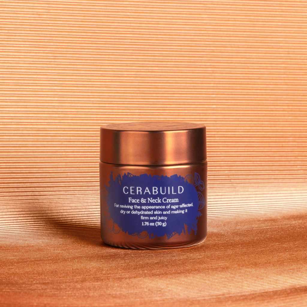 Cerabuild Face and Neck Cream - Restore and Protect Your Skin's Lost Moisture with Phyto-Ceramides - Pack of 2 Lotion & Moisturizer A Modernica Naturalis