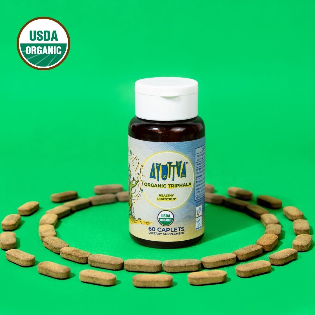 Organic Triphala - For Healthy Digestion Supplements Ayuttva