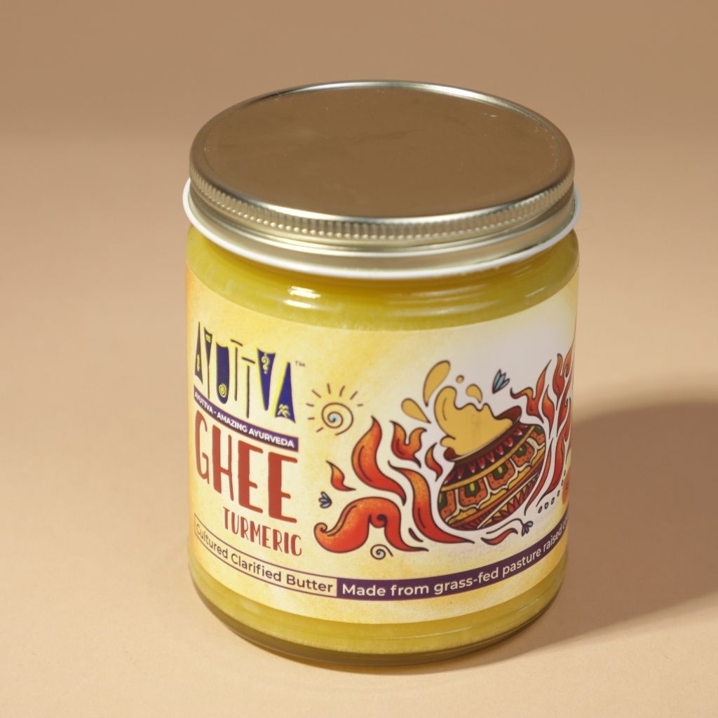Pure Organic Ghee - Turmeric-Infused - A2 Grass-Fed Cow Ghee Ghee Ayuttva