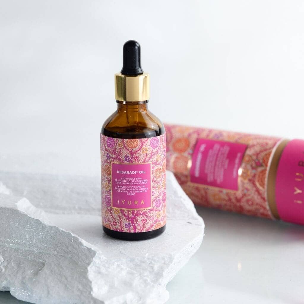 Saffron and Turmeric Body and Face Moisturizing Duo - Zafaloe Bright Moisture Hand and Body Lotion and Kesaradi Face Oil Beauty set A Modernica Naturalis