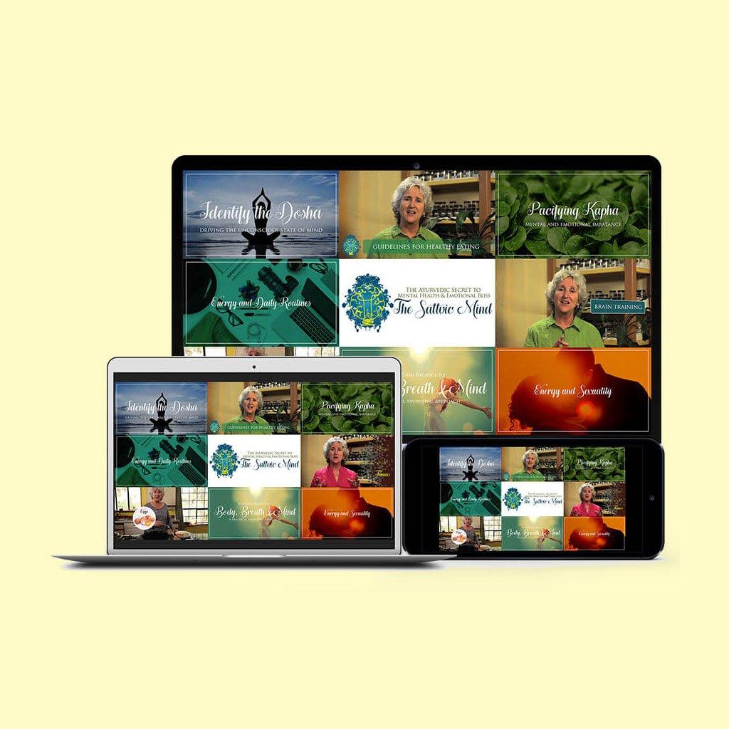 Sattvic Mind - Ayurvedic Secret to Mental Health & Emotional Bliss Educational Videos The Ayurveda Experience
