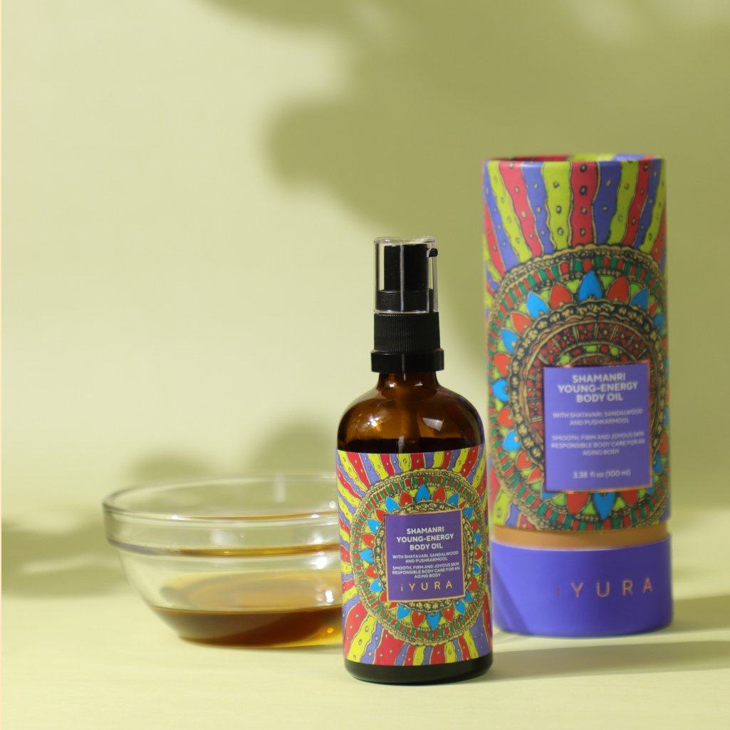 Shamanri Young-Energy Body Oil - With the power of Shatavari Body Oil iYURA