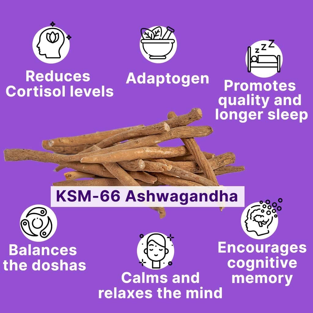 Sleep Gummies with KSM 66 Ashwagandha and Valerian Root for Blissful Sleep | Tasty Blueberry Flavor - Pack of 2 Supplements Ayuttva