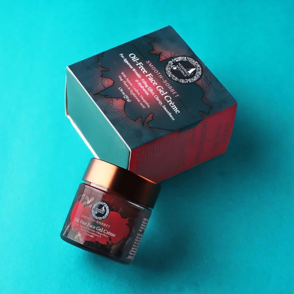 Smooth-Sorbet | Oil-Free Face Gel Crème | For Apparent Wrinkle-Filling Effect, Clarity, Smoothness & Hydration - Pack of 2 Lotion & Moisturizer A Modernica Naturalis