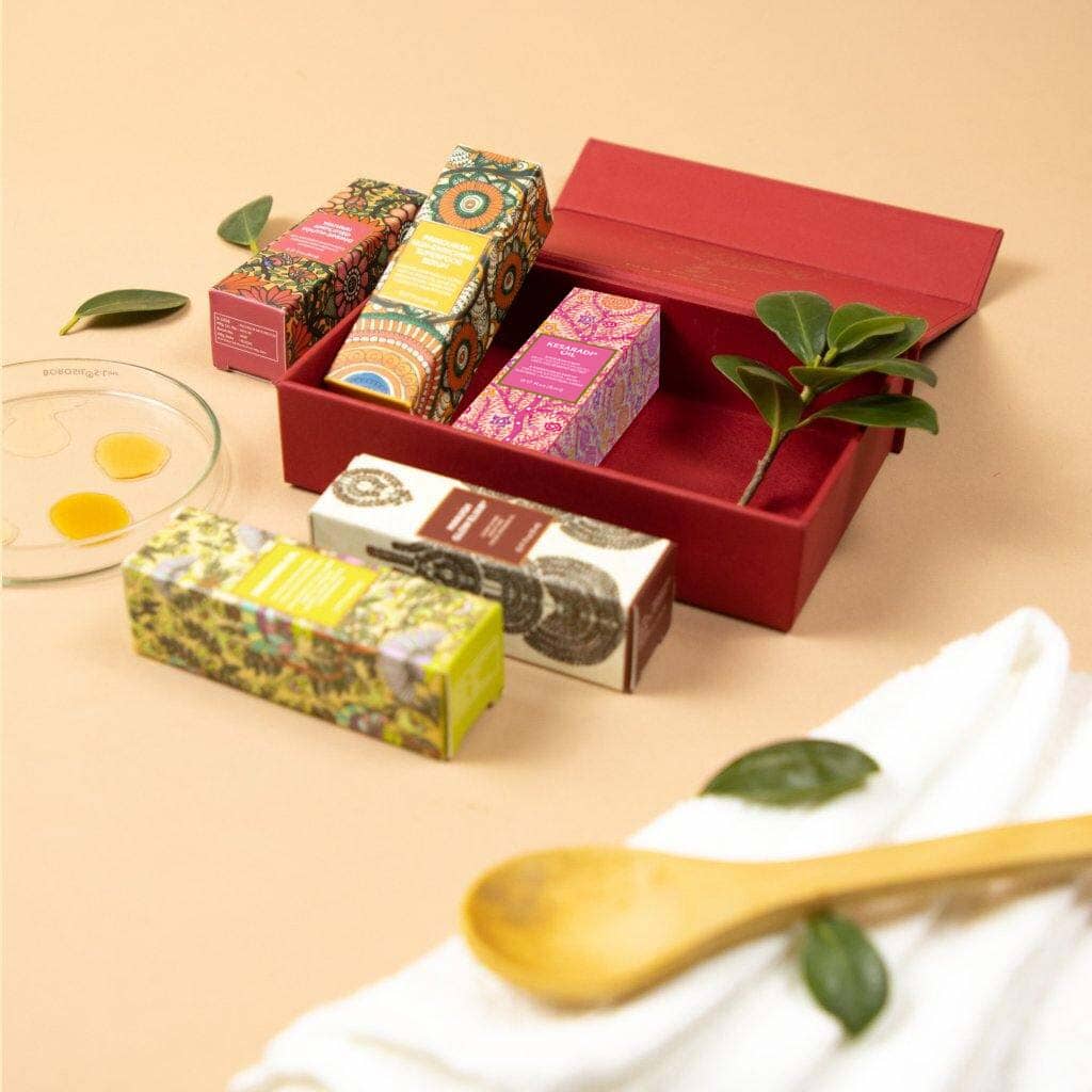 The Real Face of Beauty – 5 Ayurvedic Face Oil Minis Trial Kit iYURA
