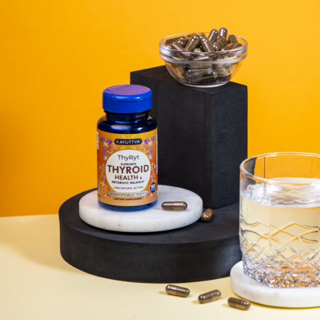 ThyRyt - Scientifically Tested Supplement for Supporting Thyroid Health and Metabolic Balance Supplements Ayuttva