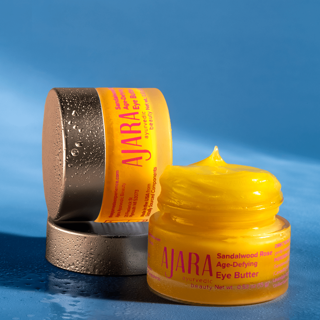Ajara Sandalwood Rose Age Defying Night-Time Eye Butter - Along With Ghee, Sandalwood and Other Natural Ingredients Eye Care Ajara 
