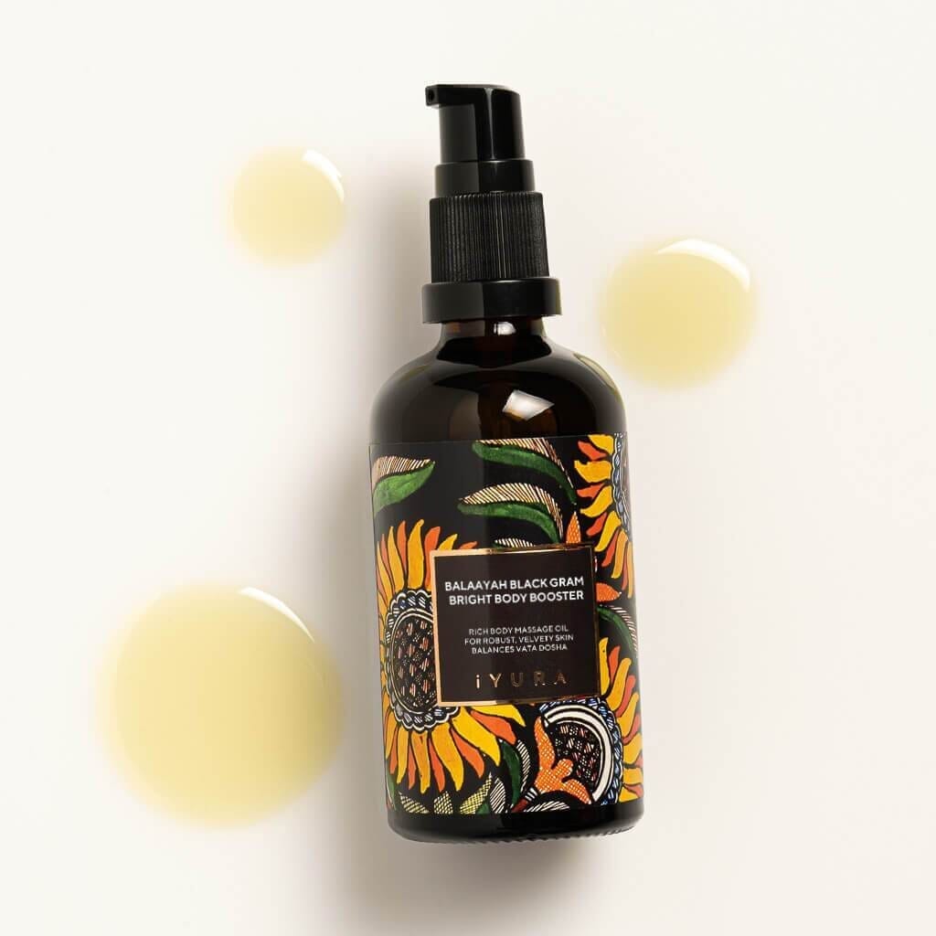 Black Gram Body Booster Duo - Firming Body Oils for Dry, Aging Skin Beauty set iYURA 