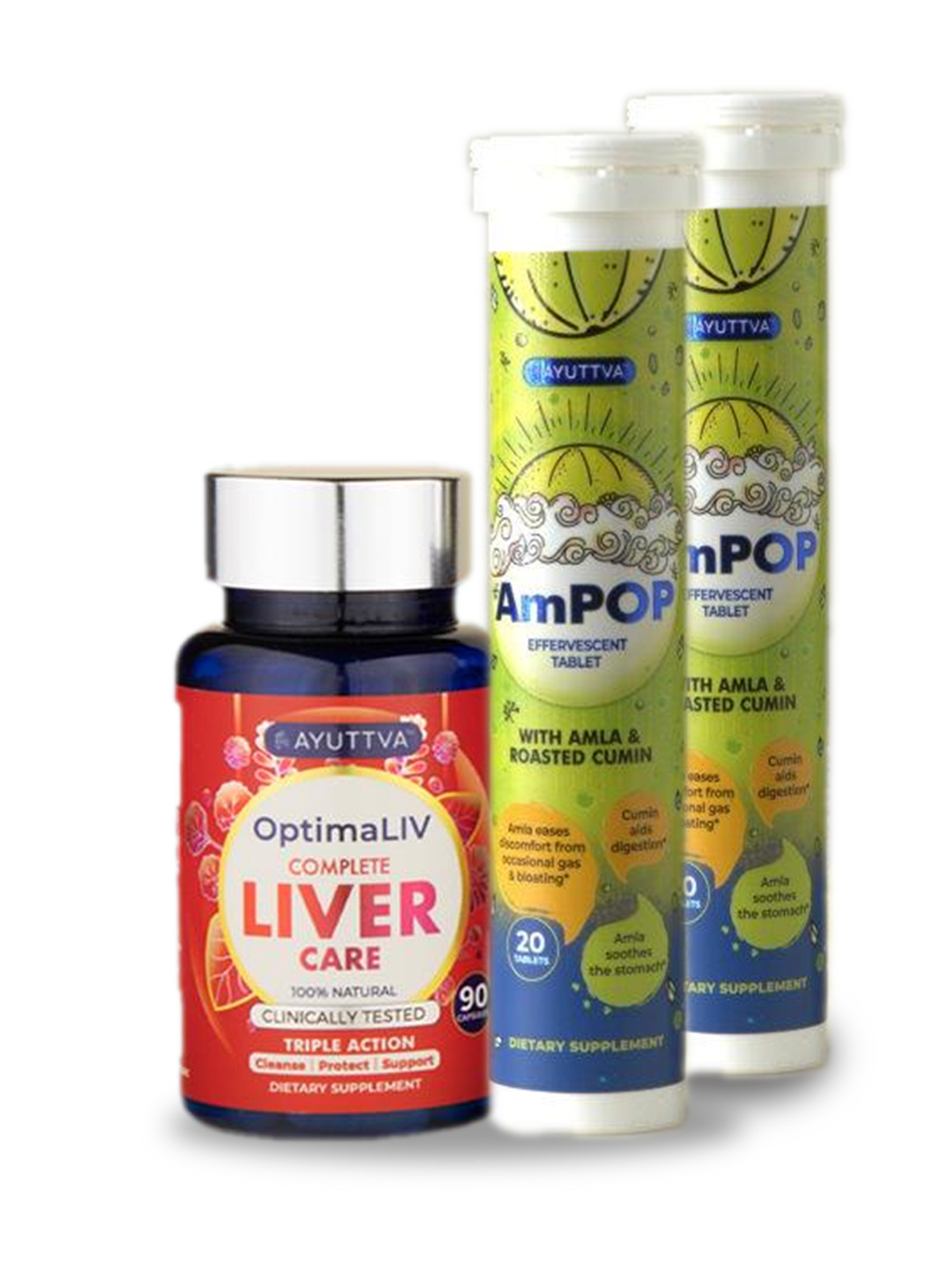 OptimaLIV &amp; AmPOP Women's Day Power Duo Supplements Ayuttva 