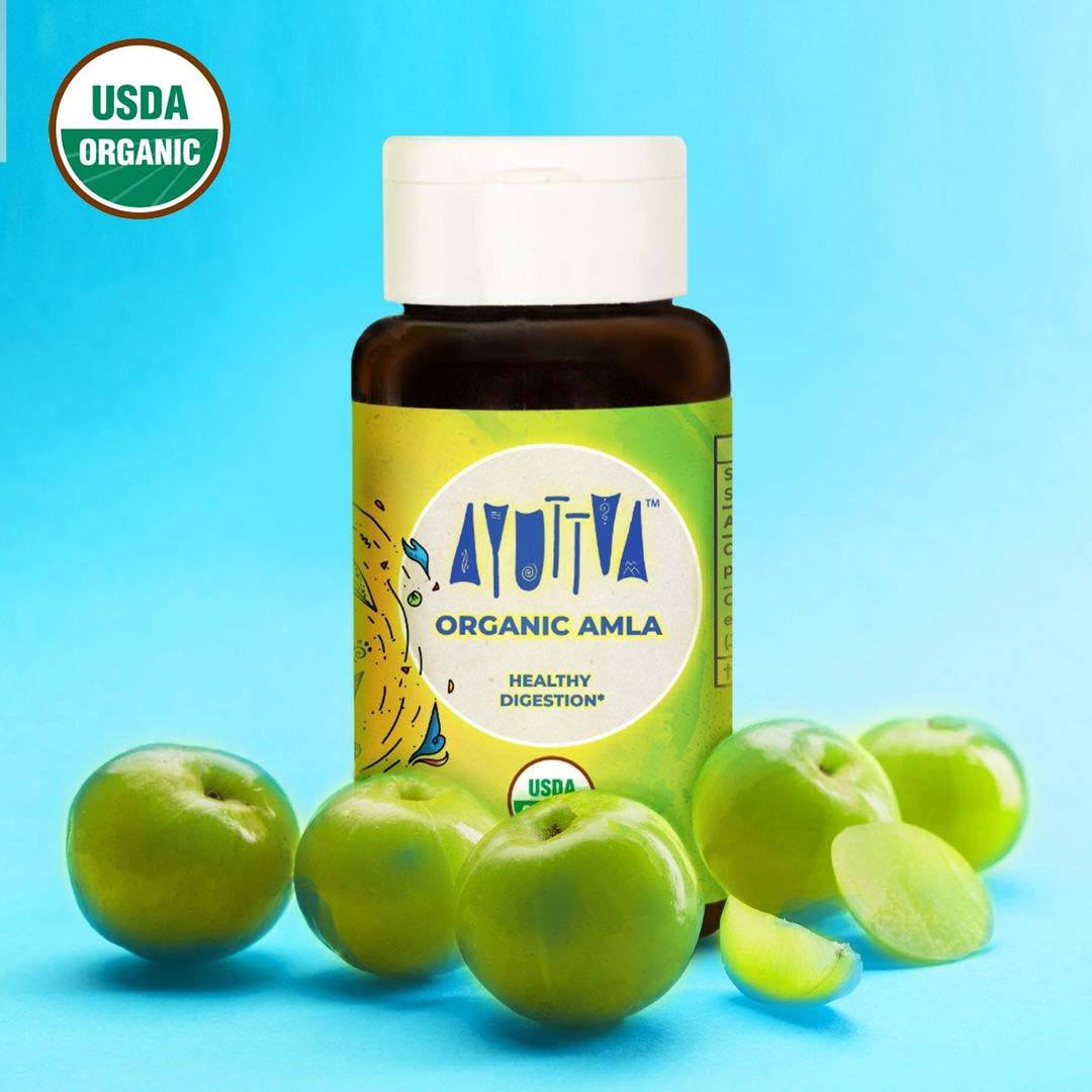 Organic Amla - For Healthy Digestion Supplements Ayuttva 