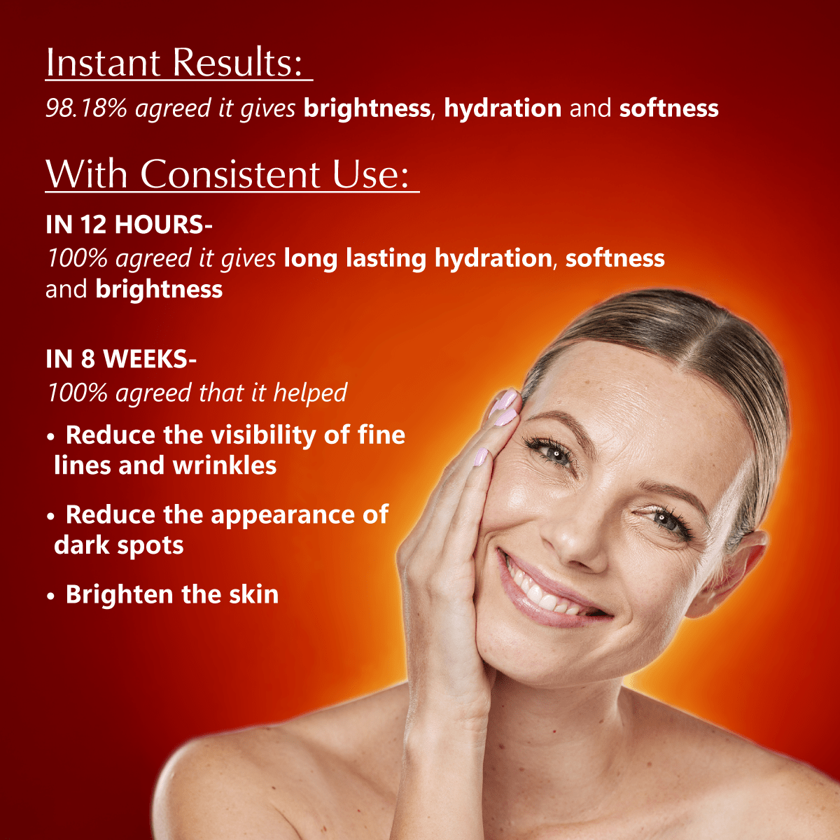 Rufolia Bi-Phasic Face Serum – Brightens, Softens and Plumps Dull, Crepey, Aging Skin – Water-Oil Hybrid Serum with Manjistha, Tomato, Coffee Seed &amp; Plant-based Squalane – Best Bi-Phasic Face Serum For Mature Skin - With Clinically Proven Ingredients Face Serum A Modernica Naturalis 